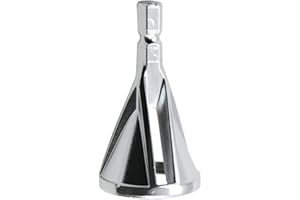 JANZOOM Deburring External Chamfer Tool, Deburring Drill Bit, Remove Burr Tools,1/4inch Hex Shank, Quickly Repairs Damaged Metal External Chamfer Deburring Tool