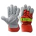 Produktbild Heaviesk Fire Proof Gloves Lederarbeitshandschuh-Sicherheits-Brandschutzhandschuhe Fire Proof Feuerfeste Ausrüstung Hitzebeständig Mit Reflektierendem Riemen