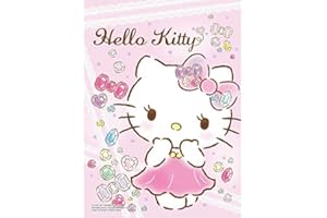 GRNERIC Kit de broderie diamant 5D par numéro, peinture au point de croix, strass à broder pour décoration murale de maison, cadeau 30 x 40 cm (Hello Kitty)