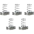 Biella™ Strut Channel Nuts, M8 - Spring Channel Nuts with Zinc Electroplate Finish, Long Spring Nuts Great for Use with Strut Channel (5 Pack)