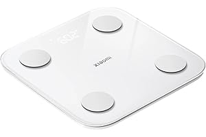 Xiaomi Body Composition Scale S400 Personenwaage mit Dual-Frequenz-Messung, 25 Gesundheitsindikatoren, bis zu 150 kg und Genauigkeit von 100g, Weiß