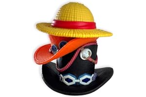 Plastoy - Salvadanaio One Piece : Pile di cappelli (Luffy, Ace, Sabo)