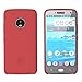 Price comparison product image Lenovo Official Silicone Back Cover for Moto G5 Plus - Red