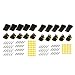Produktbild perfk 4 Poliger + 3 Ploger Kabel Steckverbinder Steckdose Set für Motorrad, Roller, Auto, LKW (10pcs)
