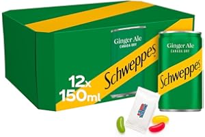 Canada Dry Ginger Ale 150ml Mini Cans - Soft Drink 12-24Pcs Boxed Treatz (24x150ml)