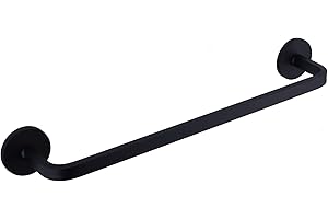 LEKUSHA - 2 Piece Magnetic Towel Rack, Magnetic Towel Holder, Hook for Fridge, Kitchen and Oven, Dishwasher, Washing Machine, Black, Aluminum