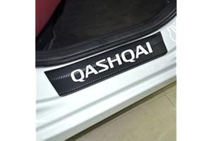 Qirc Protezione per davanzale della portiera dell'auto in Fibra di Carbonio, per Nissan Qashqai, Adesivo Decorativo per davanzale della portiera dell'auto, Accessorio Decorativo per modellazione