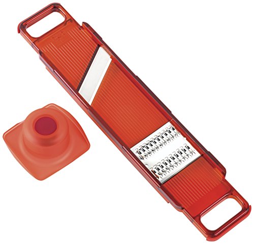 Preisvergleich Produktbild Kuhn Rikon Dual Julienne und Slice Gemüsehobel, Rot