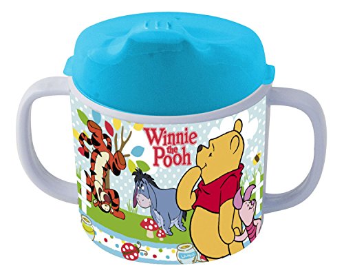 p:os 68939 Trinklernbecher Disney Winnie the Pooh, Melamin/ABS, 200 ml