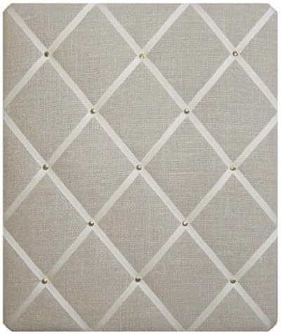 Laura Ashley Linen Austin Fabric, Ready to Hang /Notice Boards/Memo Boards/Large 48x40cm, Bulletin Boards, Message Boards.