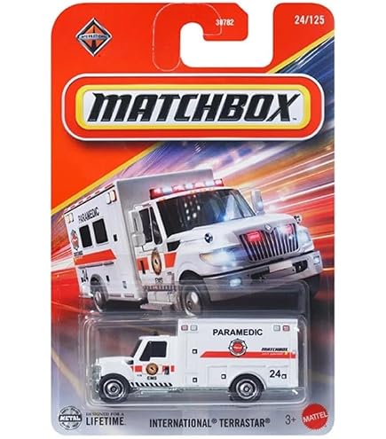 Matchbox MBX Moving Van 2016 - Fourgon Rouge Et Bleu échelle 1:64, Diecast, Neuf