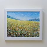 SUMMER SUNRISE - gerahmte Landschaftsmalerei.