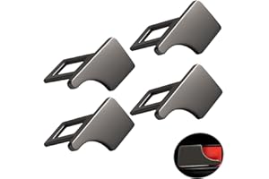 Anschnaller Adapter Auto FaJoek 4 Stück Gurtstecker Auto, Car Seat Belt Clip, Ubehör Bandschnalle, Sicherheitsgurt Schnalle Clip für PKW LKW Transporter Geeignet (Grau)