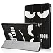 Produktbild Smart Cover Hülle für Apple iPad 2017 2018 9,7 Schutzhülle Flip Case aufstellbare Tasche Bookstyle + GRATIS Stylus Touch Pen (Don´t touch my Pad)