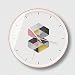 Produktbild Luxus-Modernwall-Uhr, Stilvolle Diamant-Rose Gold 12 Zoll Circular Plating Metall Shell Nicht Tickende Gelten Für Home Office Küche,C