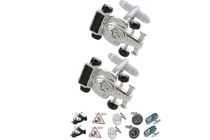 COLLAR AND CUFFS LONDON - Spinki do mankietów z pudełkiem na prezent - Samochodowy samochód wyścigowy - Mosiądz - Kolor srebrny i czarny - Sport Sport, bez klejnotu