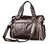 Produktbild YAAGLE Retrotasche echtes Leder Business Taschen Herren 17 zoll Notebook Schultertasche Umhängetasche Reisetasche Handtasche-chocolate brown