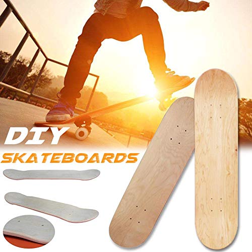 Nrkin DIY Skateboard Adulte Enfant Fille Painted Mini Planche de Skate avec 8 Layers Maple 79 x 19 CM