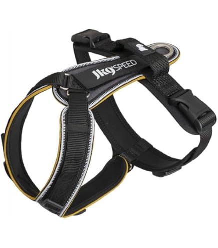 IDC Longwalk Hondentuig, Maat: XL, Zwart-Grijs
