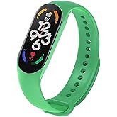 Coverzone Xiaomi Mi Band 3 4 5 6 7 ile uyumlu Saat Kayışı Ent Kaliteli Xiaomi Mi Band 3 4 5 6 7 ile uyumlu Spor Saat Kontrast