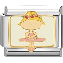 Quiges 9mm Italian Style Charm Modul – Edelstahl-Anhänger Mit Engels-Flügeln Für Italienische Armbänder, Personalisierbar