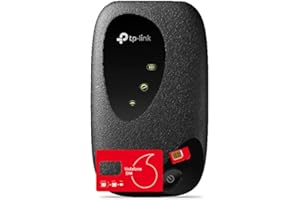THETECHNOLOGYDOCTORS TP-Link M7010 4G Cat4 LTE Single Band Mobile WiFi with Vodafone Max Data SIM Card Bundle
