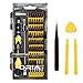 Price comparison product image Oria Screwdriver Set (64 in 1 with 56 Bits), Magnetic Driver Kit, Professional Electronics Repair Tool Kit for iPhone 7, Cell Phone, Computer, iPad, PS4, Tablet and Other Electronics Devices - Yellow