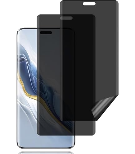 BENTOBEN Custodia per Honor Magic 6 Pro 5G con Mag-Safe Magnetic Cover per Honor Magic 6 Pro 5G Traslucido Opaco Anti-Impronta, Cover posteriore Sottile Antiurto, Nero