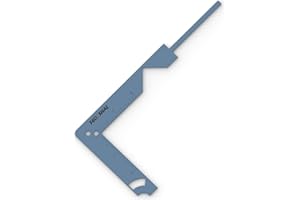 FEOXSHAL Book Cover Guide, 5-in-1 Bookbinding Kit, Stainless Book Binding Kits for Journal, Album, Planner, Calendar - Pastel Blue