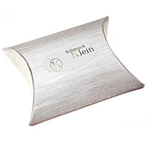 Schmuck Klein Kinderkette mit Engel-Anhänger Herz inkl. Gravur Panzerkette 36 cm, Taufgeschenk - 2