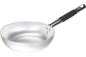 BALDASSARE AGNELLI Pentole Agnelli ALMC111BC20 Padella Svasata Alta "Saltare" con Manico "Cool", Argento, 20 cm, 1 Pezzo
