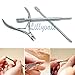 Stainless Steel Nail Cuticle Spoon Pusher Remover Clipper Nipper Cutter Cut Set