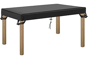 VniYors Gartentisch Abdeckung, 600d Abdeckung Gartentisch,Tischabdeckung Outdoor Wetterfest, Abdeckung GartenmöBel Winterfest Abdeckplane Gartentisch (180x100x15CM)