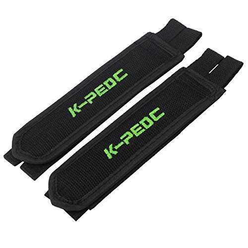 PsmGoods 1 Paar Fixed Gear Fixie BMX-Fahrrad-Doppelklett Pedal Toe Clip Straps - 4