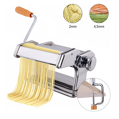 Nudelmaschine Edelstahl Pasta Pastamaker Pastamaschine Spaghetti Nudeln Küche Maschine