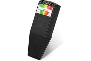 color tree Portable LED EMF Détecteur de chasse fantôme à Champ électromagnétique Testeur d'équipement paranormal 50Hz-20000Hz Noir