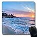 Produktbild Luancrop Mauspads für Computer La Blue San Herrlicher Sonnenuntergang am Strand Jolla City Parks Diego Kalifornien Natur Ozeanküste rutschfeste, längliche Gaming-Mausunterlage