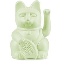 Donkey Products Chat Porte-Bonheur En Plastique, Noir, 10,5 X 8,5 X 15 Cm