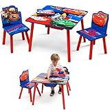 Disney Kindersitzgruppe Cars Tisch + 2 Stühle Netz Sitzgruppe Aufbewahrung Maltisch Kindermöbel NEU