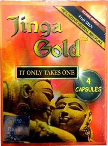 Reeha Herbals Jinga Gold 4 Capsules for Men - Ayurvedic RS.595.00