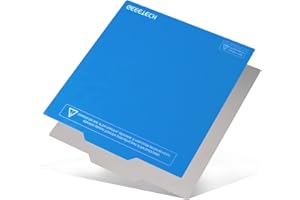 DERUC Plataformas para impresora 3D, placa de impresión Mylar 260 x 260, impresora 3D, placa de impresión magnética para Mizar S/Mizar M/Thunder/Ender 3/Ender 3 V2/Ender 3 Pro/Ender 5/Ender 5 Pro/