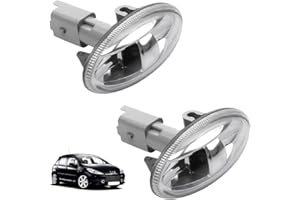 JAWUZ 2 Piezas Luces Intermitentes Laterales Para Peugeot 1007 107 206 307 Expert Partner Citroen C1 C2 C3 C5 Xsara Dispatch Berlingo Derecho (Ambos Lados) - Indicador