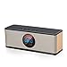 Produktbild IW.HLMF Bluetooth-Lautsprecher Wecker Spalte tragbare drahtlose Lautsprecher Bass Stereo Subwoofer mit Freisprech-TF-Karte,Gold