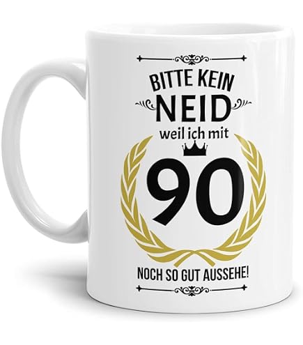 Moonworks Oldtimer Geburtstagstasse – Vintage Design, Keramik, 325 Ml, Spülmaschinengeeignet