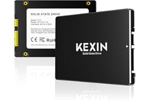 KEXIN SSD Interne SATA III 2,5" 128 Go – Jusqu'à 450 Mo/s en Lecture et 330 Mo/s en écriture SSD Haute Vitesse pour Ordinateur Portable et PC de Bureau - 1