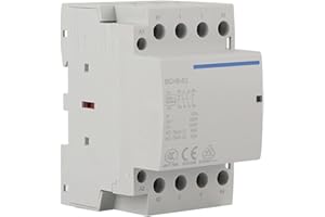 YWBL-WH Household AC Contactor Plastic Metal Material 4P 63A DIN Rail Mount Manual Automatic Contactor Circuit Breakers