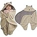 Highdas Cute Cartoon Shaped Multi-function Soft Fleece Baby Newborn Infant Swaddle Blanket Wrap Stroller Sleeping Bag