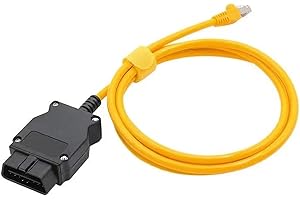 ‎ASOFTY ASOFTY Enet OBD2 Kabel RJ45, Ethernet Interface OBD2, Ethernet Diagnose Interface, OBD schnittstellenkabel für Diagnose und Codierung