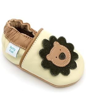 Dotty Fish Weiche Baby und Kleinkind Lederschuhe - Jungen und Mädchen - Tiere