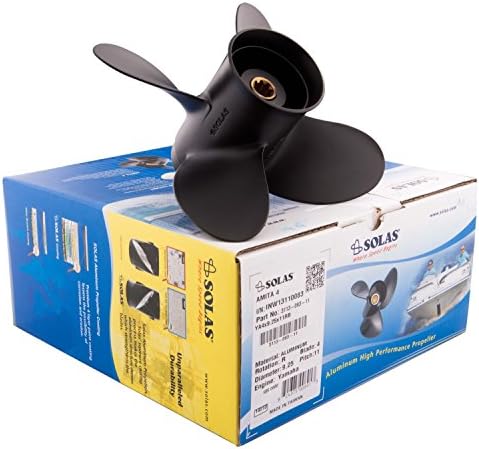 Solas Amita Aluminum Propeller 4-9 1/4 x 11 for Yamaha 9.9, 15 & 20 hp
